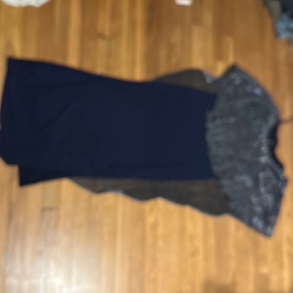 Blue dress